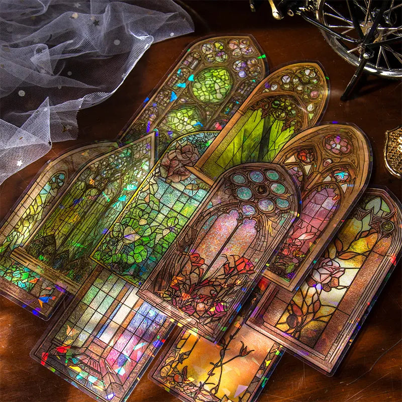 Vintage Holographic Window Stickers Juneptune