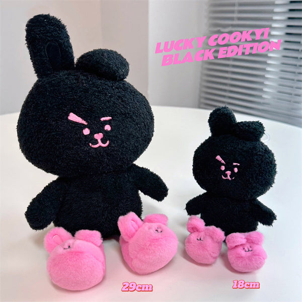 KPOP BT21 BTS Cooky Black Plush Keychain Limited Edition - Juneptune