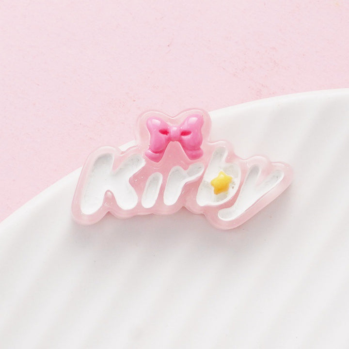 Kawaii Kirby DIY Nail Charms - Juneptune