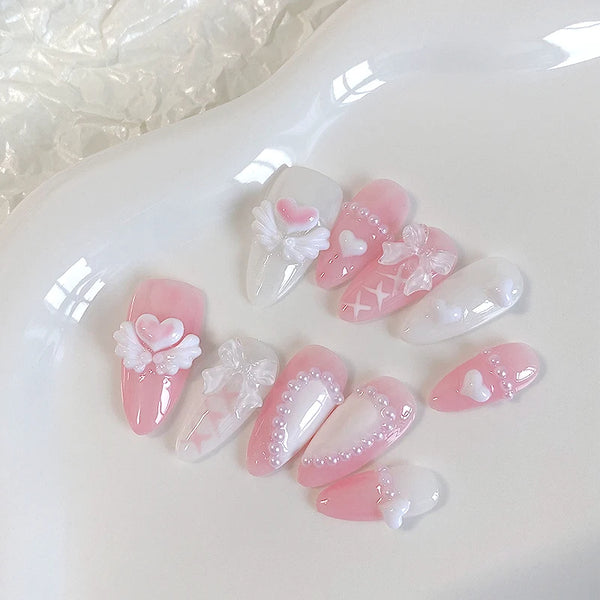 Sweetheart Angel Nails Set
