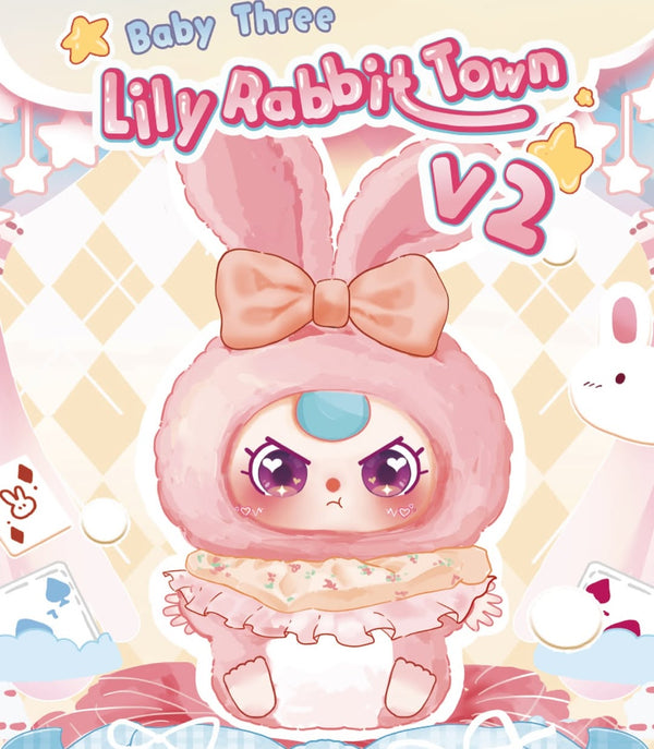 Baby Three Lily Rabbit Town V2 Series Plush Blind Box