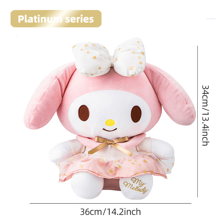 Sanrio Friends White & Gold Limited Edition Plush Toy - Juneptune