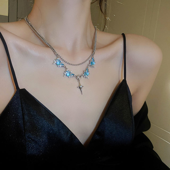 Sweet Y2K Aesthetic Pendant Necklace - Juneptune