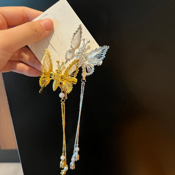 Tassel Butterfly Hairpin