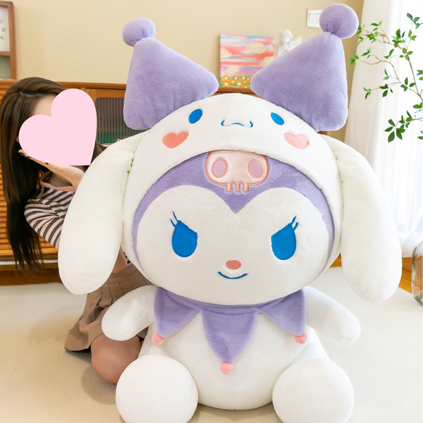 Sanrio Oversized Kuromi Cinnamoroll Plush Toy - Juneptune