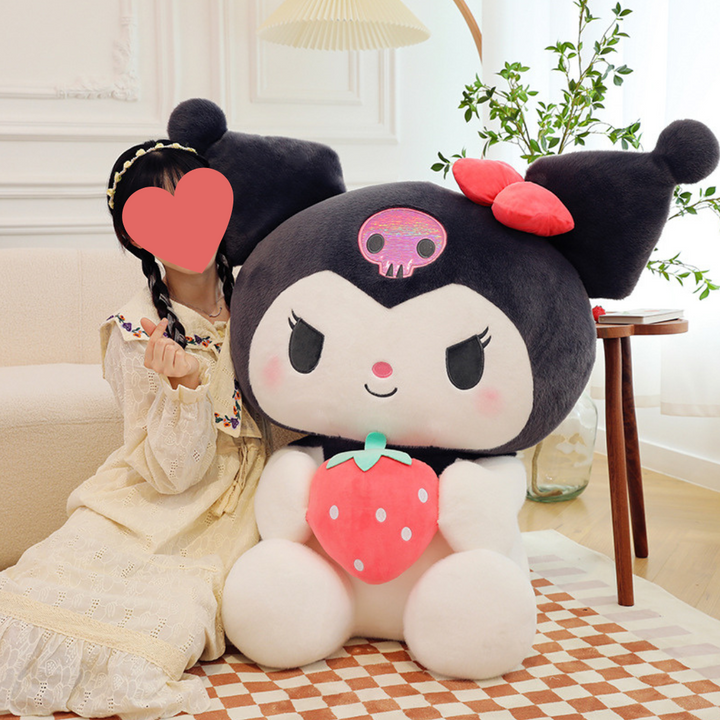 Sanrio Strawberry Kuromi & My Melody Plush - Juneptune