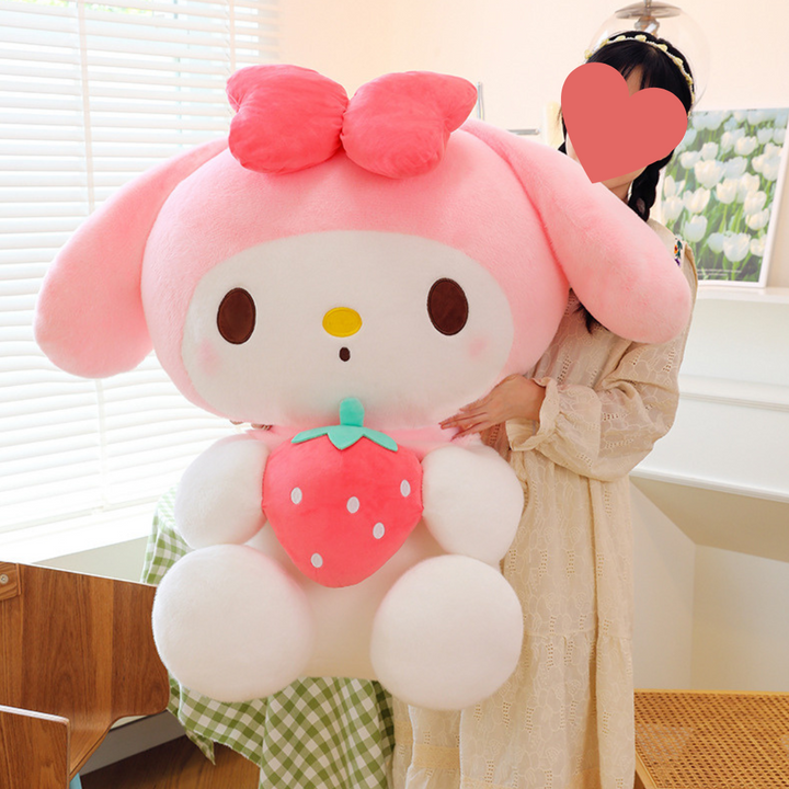 Sanrio Strawberry Kuromi & My Melody Plush - Juneptune