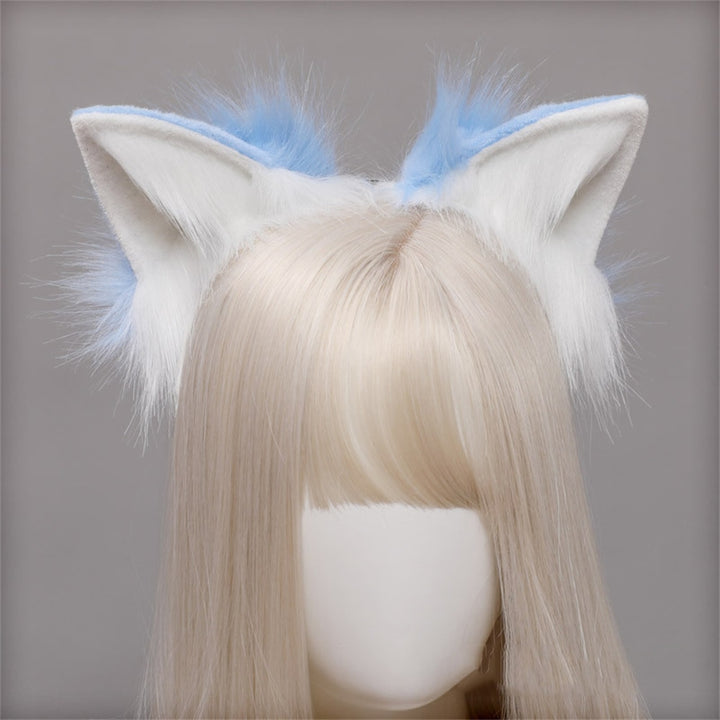 Kawaii Colorful Fluffy Cat Ears - Juneptune