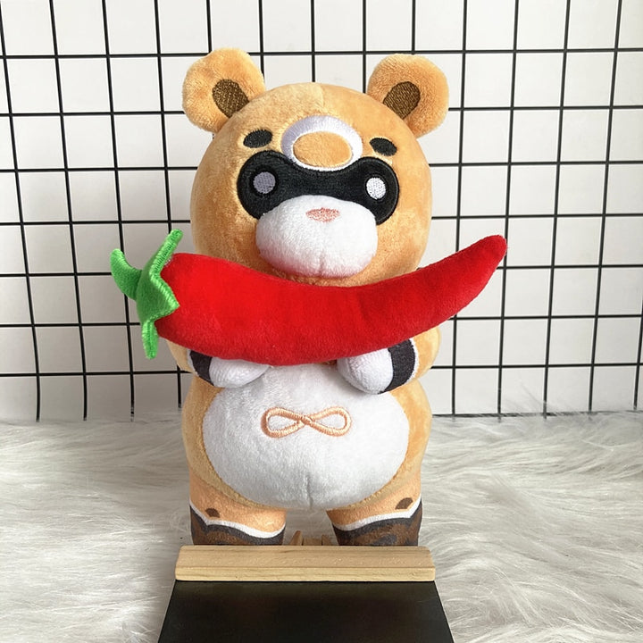 Genshin Impact Xiangling Guoba Bear Plush Toy - Juneptune