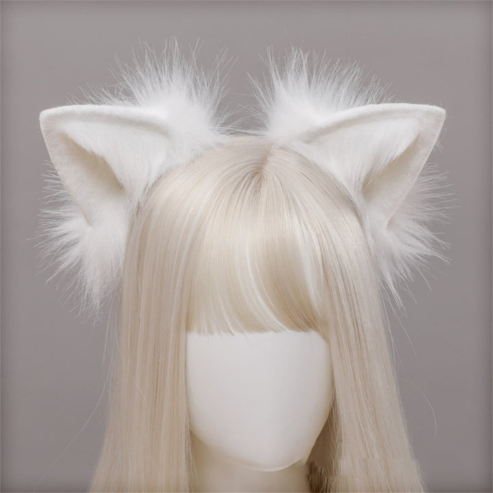 Kawaii Colorful Fluffy Cat Ears - Juneptune