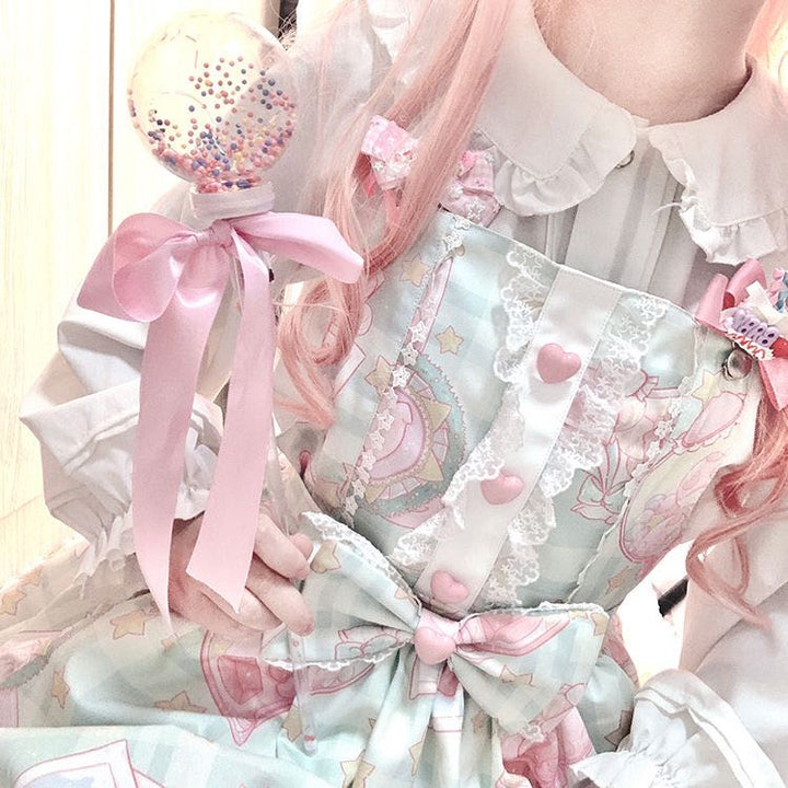 Sweet Lolita Kawaii Lace Dress - Juneptune