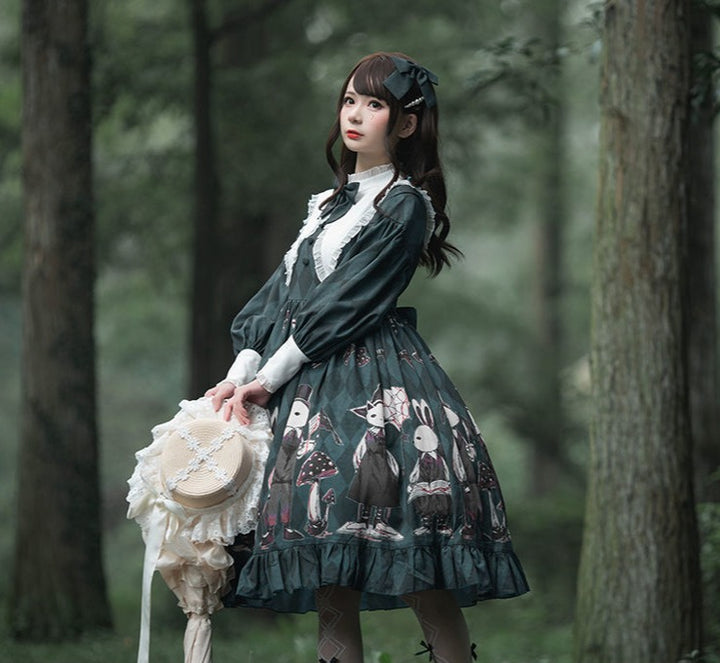 Vintage Lolita Lace Dress - Juneptune