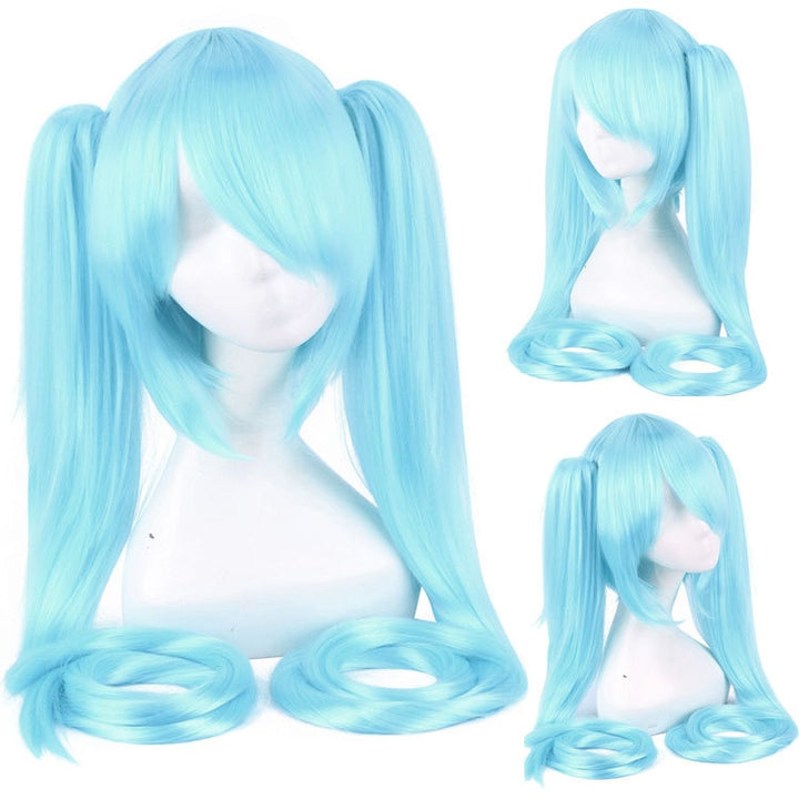 Vocaloid Hatsune Miku Inspired Cosplay Synthetic Wig - Juneptune