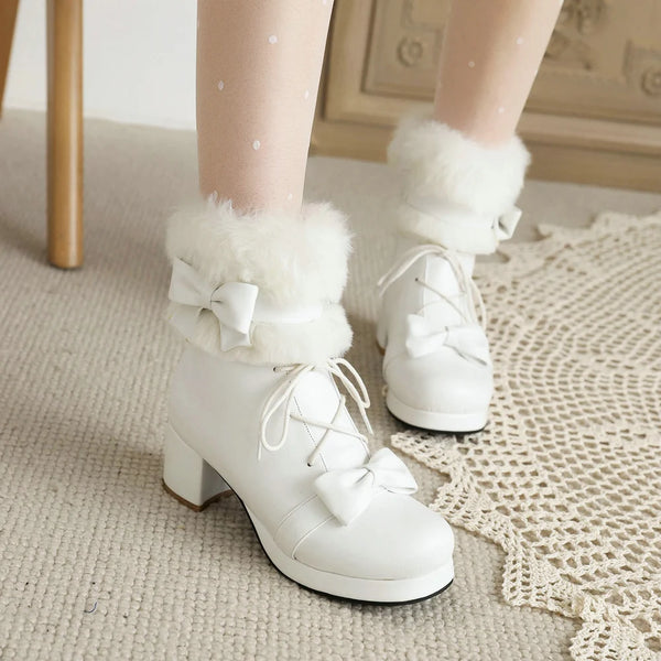 Winter Princess Ankle Boots