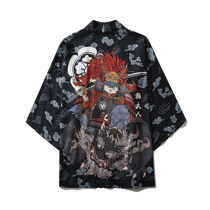 Streetwear Japanese Print Kimono - Juneptune