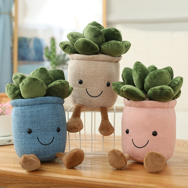 Kawaii Potted Plant Plushies - Juneptune