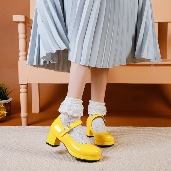 Candy Pop Patent Mary Janes