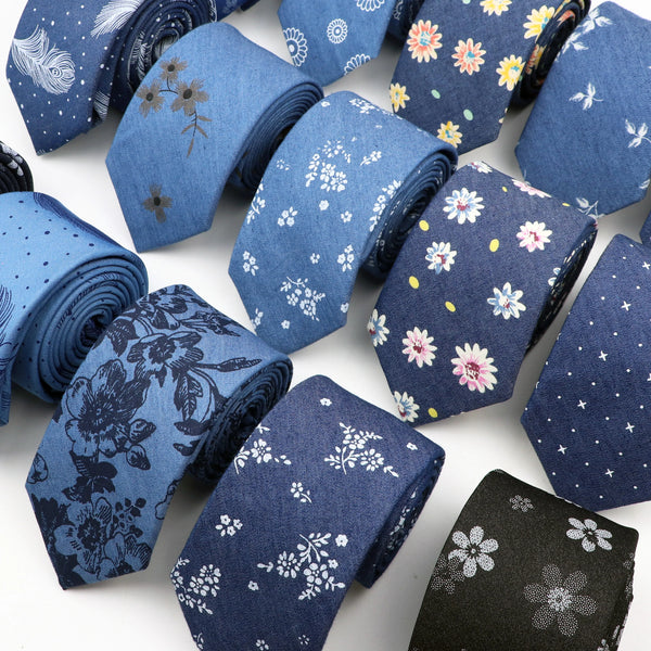 Blue Meadow Denim Tie Collection