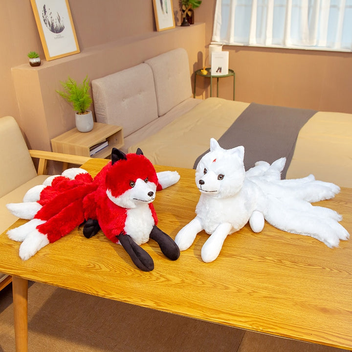 Nine Tailed Fox Fluffy Plush Toy - Juneptune