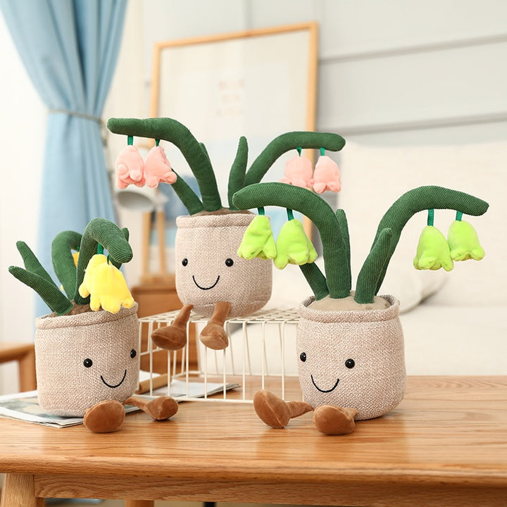 Kawaii Potted Plant Plushies - Juneptune