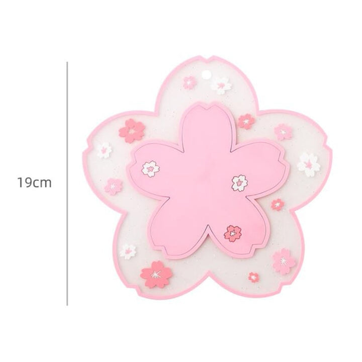 Kawaii Sakura Cherry Blossom Coaster - Juneptune