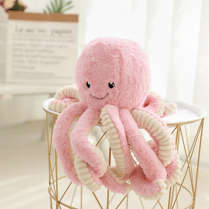 Kawaii Pastel Oversized Octopus Plush - Juneptune