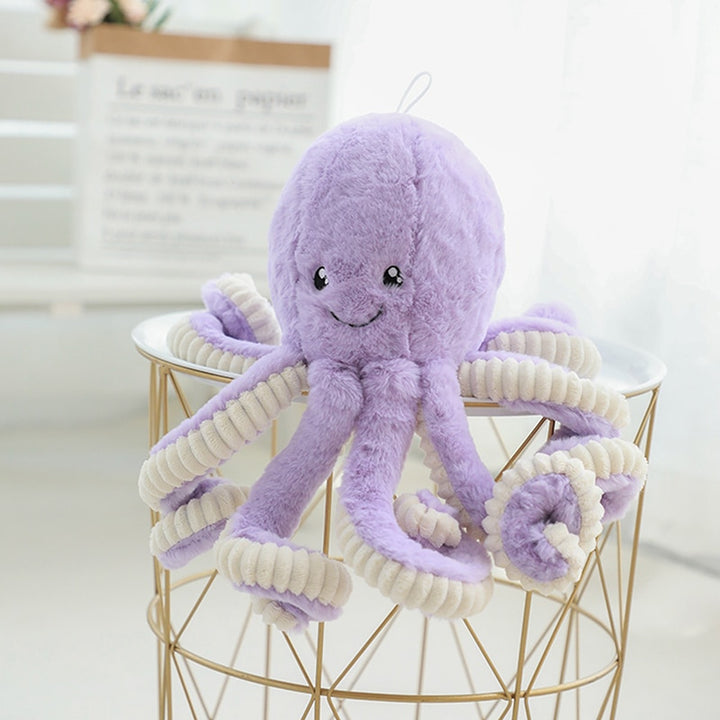 Kawaii Pastel Oversized Octopus Plush - Juneptune