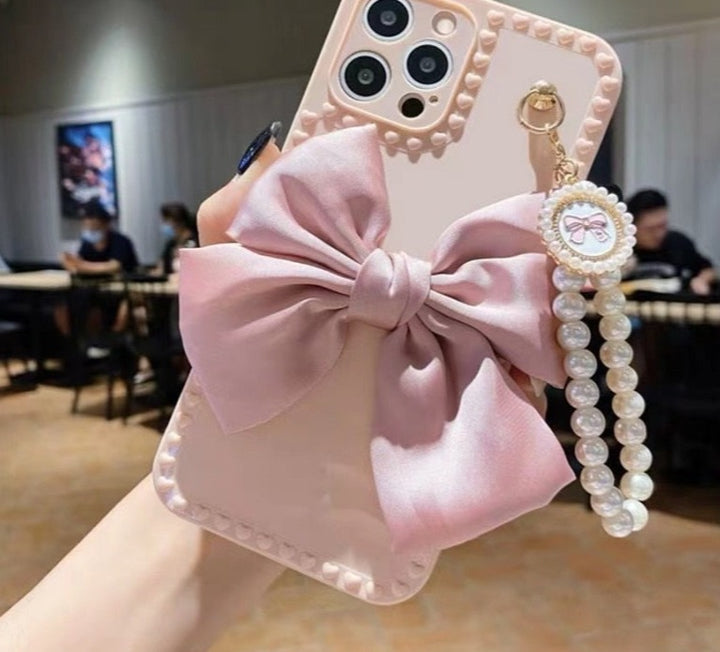 Ribbon iPhone Case With Chain – Juneptune