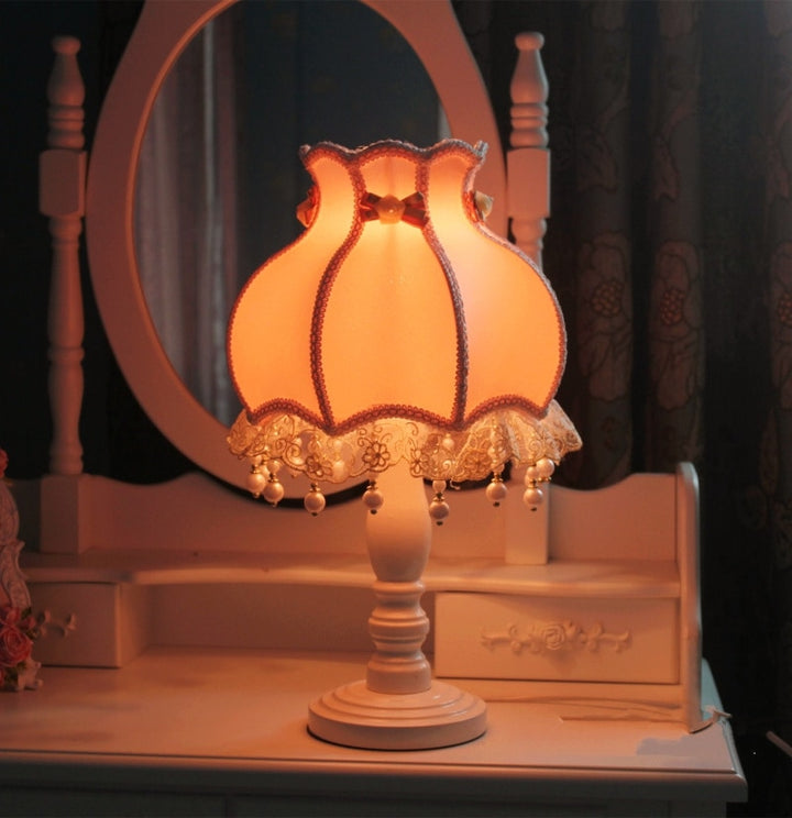 Pink Princess Coquette LED Table Lamp - Juneptune