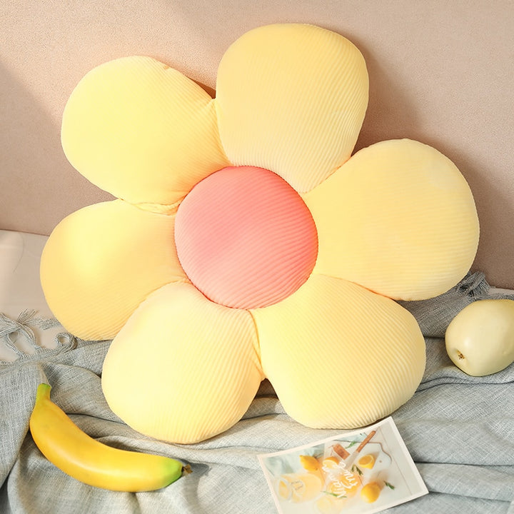 Kawaii Flower Throw Pillow Plush - Juneptune