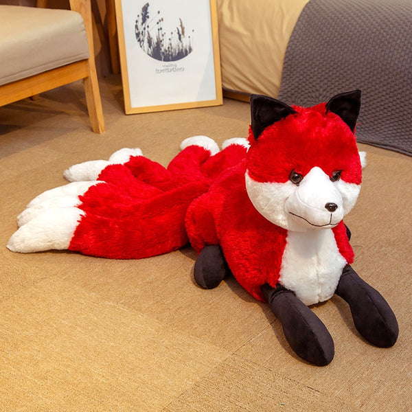 Nine Tailed Fox Fluffy Plush Toy - Juneptune