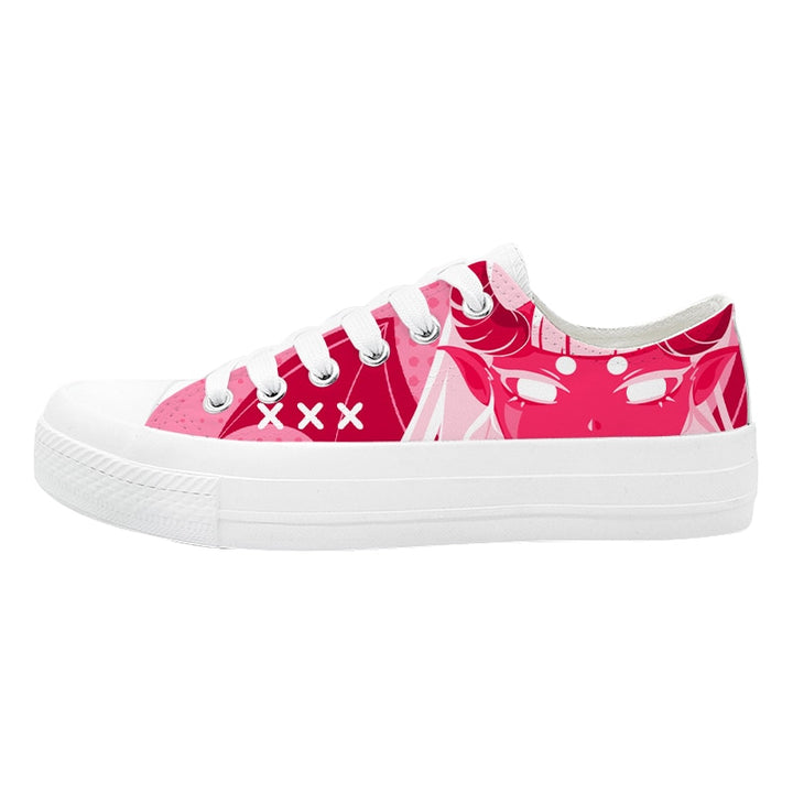 Devil Anime Girl Low Top Shoes - Juneptune