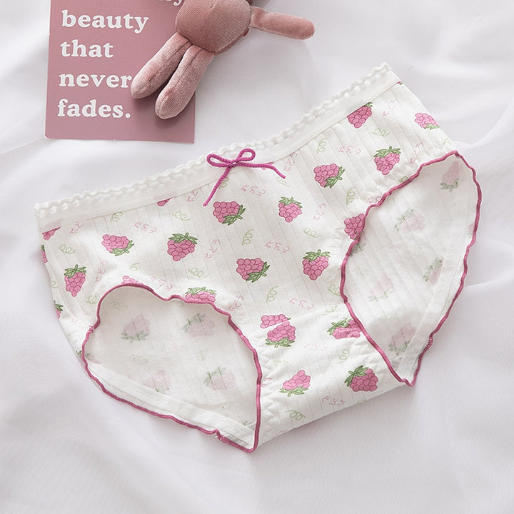 Kawaii Grape Cotton Underwear - Juneptune