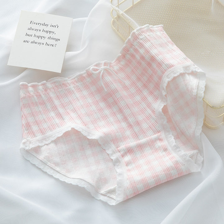 Kawaii Pink Cotton Underwear - Juneptune