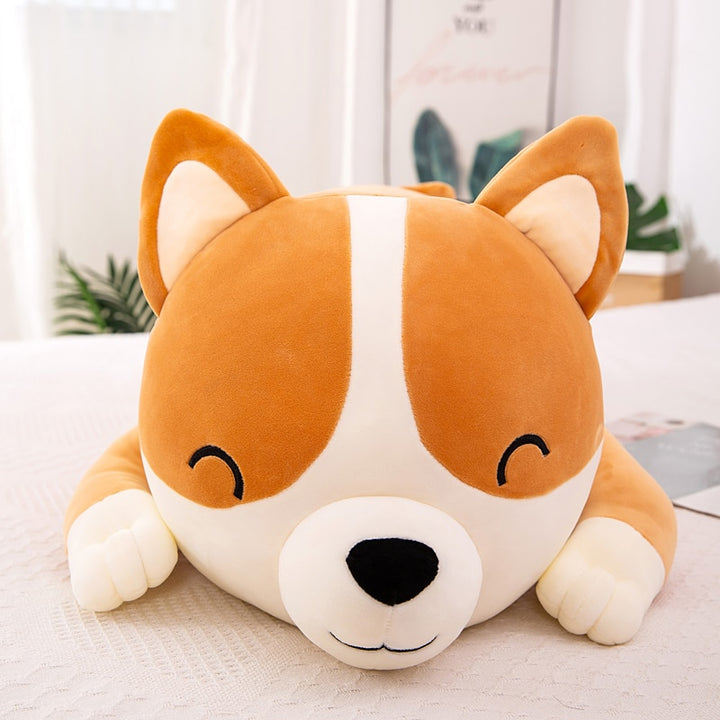 Oversized Cute Corgi Dog Plush Toy - Juneptune