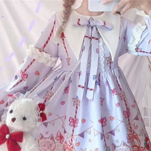 Sweet Lolita Colorful Dress - Juneptune