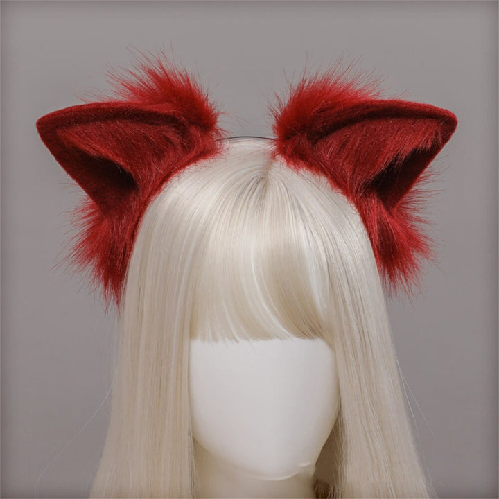 Kawaii Colorful Fluffy Cat Ears - Juneptune