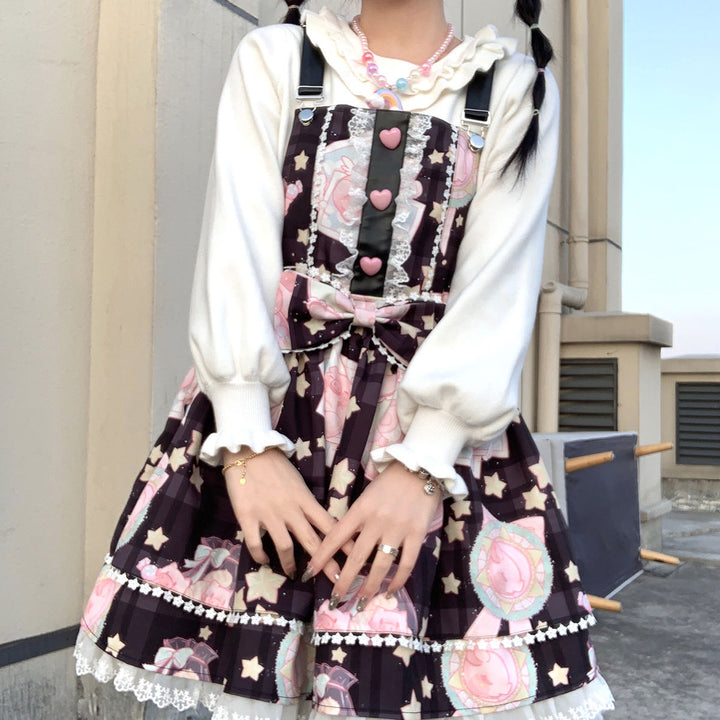 Sweet Lolita Kawaii Lace Dress - Juneptune