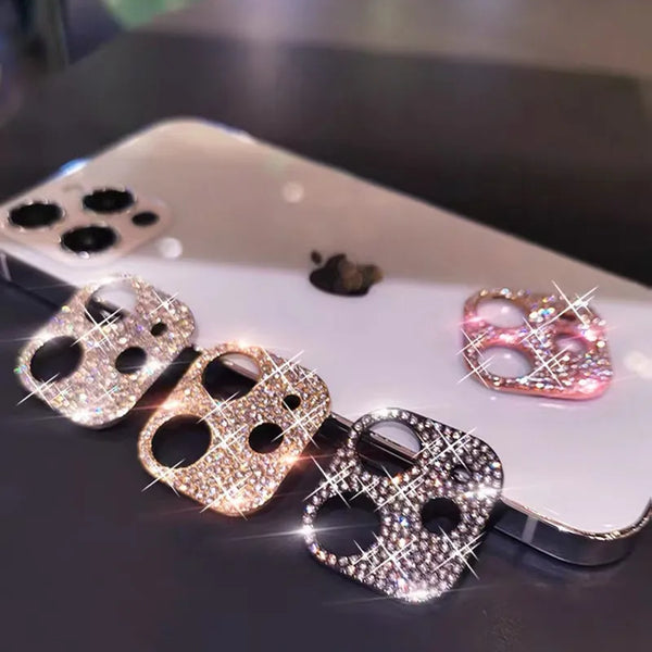 Rhinestones iPhone Lens Protective Film