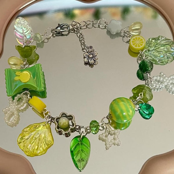 Lemon Cheesecake Inspired Bracelet