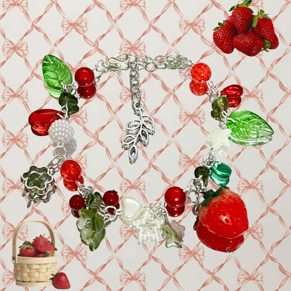 Strawberry Cheesecake Bracelet