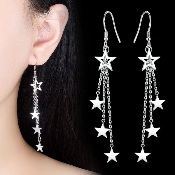 Star Tassel Earrings