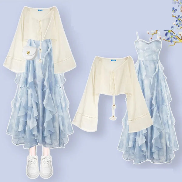Enchanted Petal Layered Outfit Set
