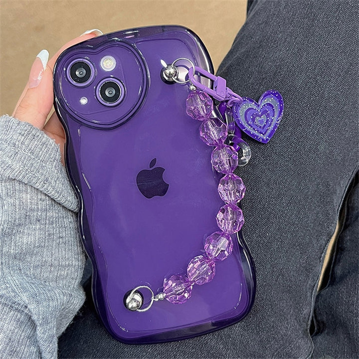 Kawaii Purple Heart iPhone Case - Juneptune
