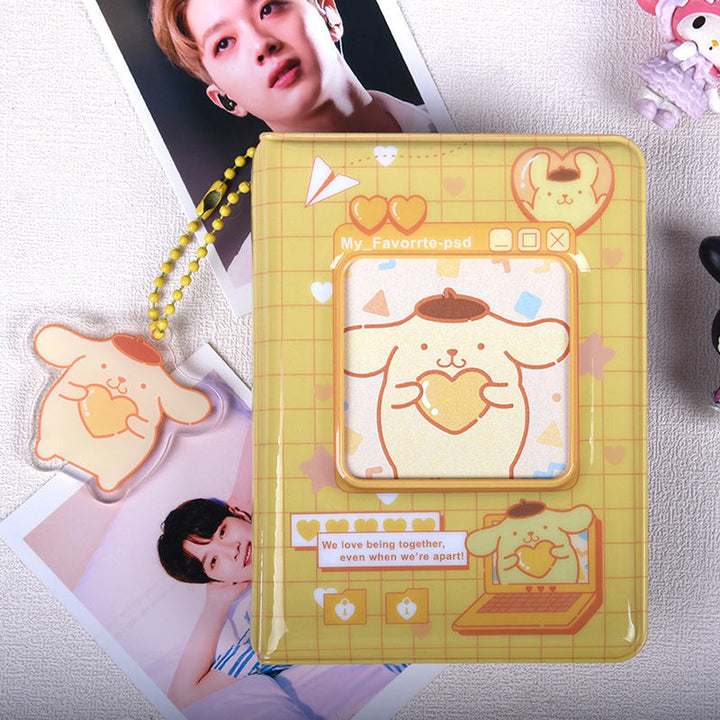 Kawaii Sanrio Album Photocard Holder With Pendant - Juneptune