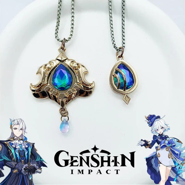 Genshin Impact Furina & Neuvillette Necklace