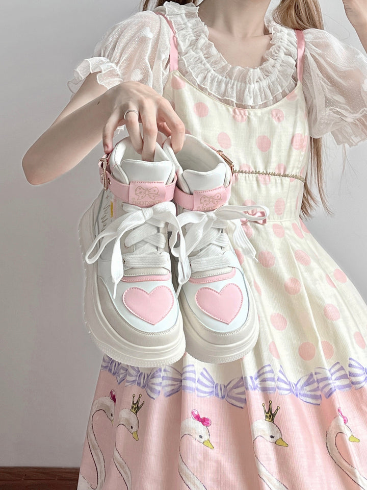 Kawaii Pastel Macaron Shoes - Juneptune