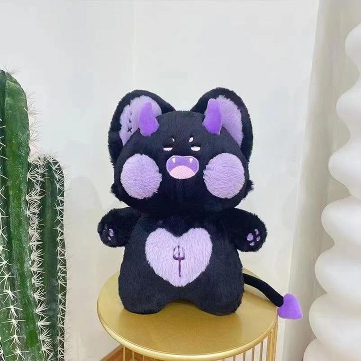 Kawaii Demon Racoon Plushie - Juneptune