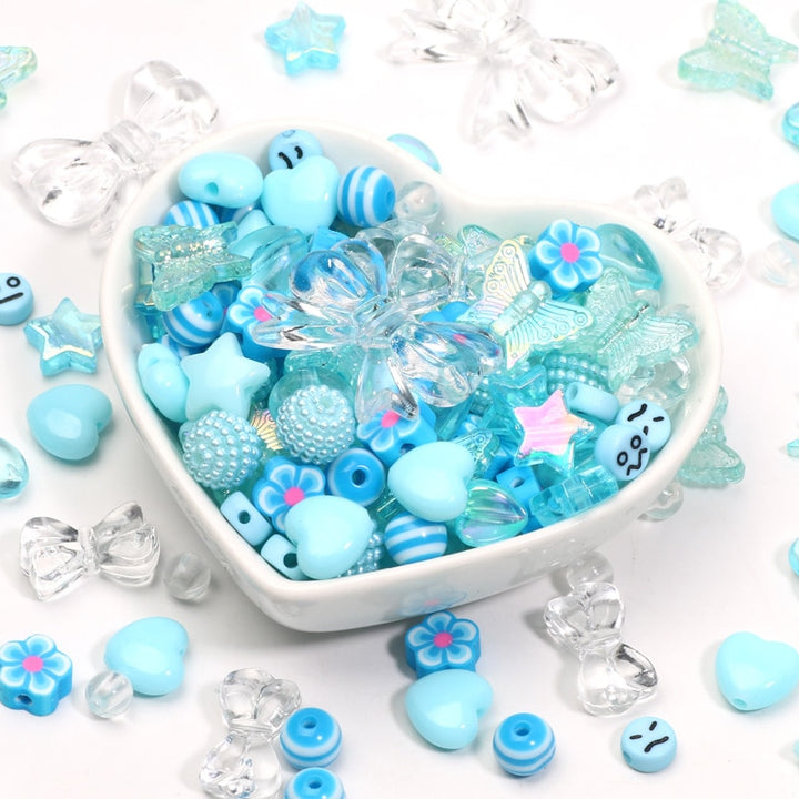 Colorful Kawaii Mix DIY Crafting Beads - Juneptune