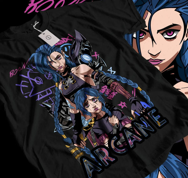 Jinx Arcane Oversized T-Shirt